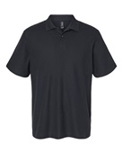 Gildan Men's Softstyle Double Pique Polo G648 BLACK Pocket