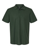 Gildan Men's Softstyle Double Pique Polo G648 Forest Green Pocket