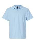 Gildan Men's Softstyle Double Pique Polo G648 LIGHT BLUE Pocket