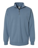 Comfortwash By Hanes Unisex Quarter-Zip Sweatshirt GDH425 SALTWATER Pocket