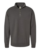 Comfortwash By Hanes Unisex Quarter-Zip Sweatshirt GDH425 NEW RAILROAD Pocket