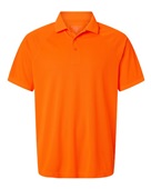 Harriton Men's Charge Snag And Soil Protect Polo M208 SAFETY ORANGE Pocket