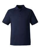 Harriton Men's Charge Snag And Soil Protect Polo M208 DARK NAVY Pocket