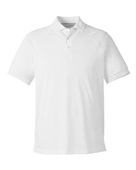 Harriton Men's Charge Snag And Soil Protect Polo M208 WHITE Pocket