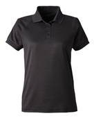 Harriton Ladies' Charge Snag And Soil Protect Polo M208W BLACK Pocket