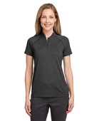 Swannies Golf Ladies' Quinn Polo SW200L BLACK HEATHER Pocket