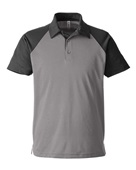 Team 365 Men's Command Snag-Protection Colorblock Polo TT21C SPRT GRAPHT/ BLK Pocket
