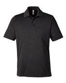 Team 365 Men's Zone Sonic Heather Performance Polo TT51H BLACK HEATHER Pocket