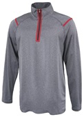 Pennant Adult/Youth Spike 1/4 Zip Jacket RED Pocket