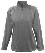 Pennant Womens Diplomat 1/4 Zip Jacket 1923 CHARCOAL Pocket