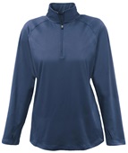 Pennant Womens Diplomat 1/4 Zip Jacket 1923 NAVY Pocket