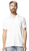 Royal Apparel Unisex Triblend Polo 20057 TRI PFD WHITE Pocket