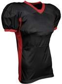 Champro Adult Youth Blitz Football Jersey FJ40 BLACK/SCARLET Front