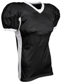 Champro Adult Youth Blitz Football Jersey FJ40 BLACK/WHITE Front
