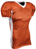 Champro Adult Youth Blitz Football Jersey FJ40 ORANGE/WHITE Front