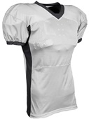 Champro Adult Youth Blitz Football Jersey FJ40 WHITE/BLACK Front