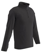 Champro Adult Youth Performance 1/4 Zip Warm-Up Pullover FLQ4 BLACK Pocket