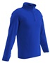 Champro Adult Youth Performance 1/4 Zip Warm-Up Pullover FLQ4 ROYAL Pocket