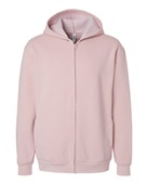 American Apparel Reflex Fleece Unisex Full Zip Hoodie RF497 BLUSH Pocket