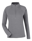 Devon & Jones New Classics Ladies' Charleston Quarter-Zip Jacket DG481WZ GRAPHITE MELANGE Pocket