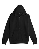 Lane Seven Unisex Premium Full-Zip Hooded Sweatshirt LS14003 BLACK Pocket