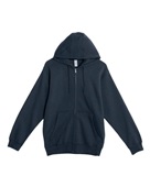 Lane Seven Unisex Premium Full-Zip Hooded Sweatshirt LS14003 NAVY Pocket