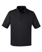North End Men's Revive Coolcore Polo NE110 BLACK Pocket