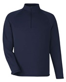 North End Men's Revive Coolcore Quarter-Zip Jacket NE410 CLASSIC NAVY Pocket