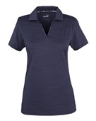 Puma Golf Ladies' Cloudspun Coast Polo 532991 NAVY BLAZER HTHR Pocket