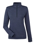 Puma Golf Ladies' Cloudspun Rockaway Quarter-Zip Jacket 535516 NAVY BLAZER Pocket