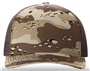 Richardson 112PFP Printed Five Panel Trucker DESERT CAMO/BROWN Front