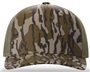Richardson 112PFP Printed Five Panel Trucker MOSSY OAK BOTTOMLAND/LODEN Front
