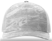 Richardson 112PFP Printed Five Panel Trucker MOSSY OAK ELEMENTS BONEFISH/LIGHT GREY Front