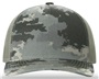 Richardson 112PFP Printed Five Panel Trucker DIGITAL CAMO/LIGHT GREEN Front