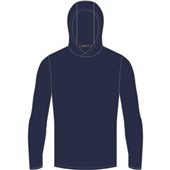 Adidas Sideline Mens Pullover Hoodie TEAM NAVY BLUE/WHITE Front