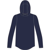 Adidas Sideline Womens Pullover Hoodie TEAM NAVY BLUE/WHITE Front