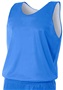 A4 Youth Reversible Mesh Basketball Tank Jerseys N2206 Outside: ROYAL, Inside: WHITE Front