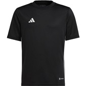 Adidas Tabela 23 Youth Soccer Jersey BLACK/WHITE Front