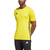 Adidas Tabela 23 Mens Soccer Jersey TEAM YELLOW/BLACK Front