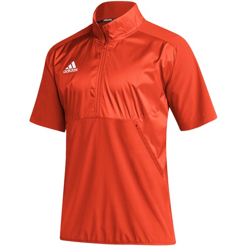 メンズウェア hi-bo Adidas Sideline Mens Short Sleeve 1/4 Zip Jacket | Epic Sports