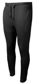 Mid-Weight Fleece Sweatpants, Relaxed Fit/Straight Leg/ Cuff Bottoms, Side Seam Pockets, Adult/Youth BLACK Pocket