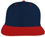 Pulse Laser Perforated Side Panels SnapBack Baseball/Sports Cap EPS50A NAVY/RED Front