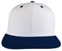Pulse Laser Perforated Side Panels SnapBack Baseball/Sports Cap EPS50A WHITE/NAVY Front