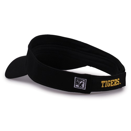 G25 The Game Missouri Tigers Split Bar Visor BLACK Back