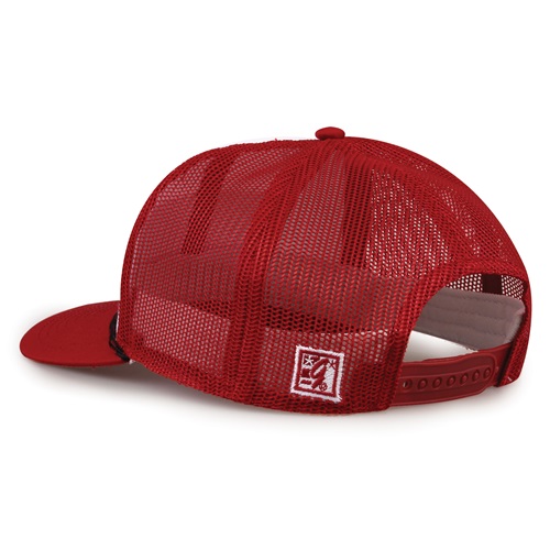 G452R The Game South Carolina Gamecocks Rope Trucker With Bar Patch Cap G452r WHITE/CARDINAL Back