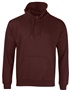 Mid-Weight Pullover Hoodie Sweatshirt, Kangaroo-Pocket, Pro Blend Adult & Youth MAROON Front