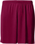 A4 Youth Cooling Performance Athletic Shorts MAROON Pocket