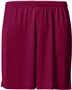 A4 Youth Cooling Performance Athletic Shorts MAROON Pocket