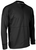 Champro Lineup Fleece Men's 1/4 Zip Crew FLC4 BLACK Pocket