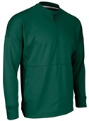 Champro Lineup Fleece Men's 1/4 Zip Crew FLC4 Forest Green Pocket